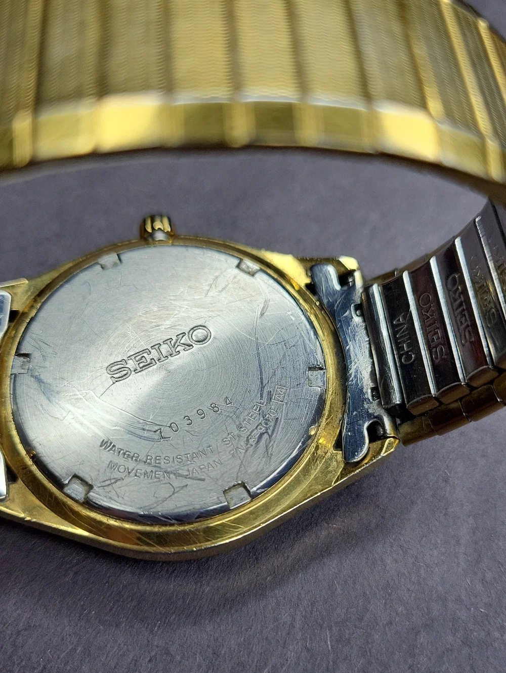 Seiko Men's Gold Tone Dress Watch